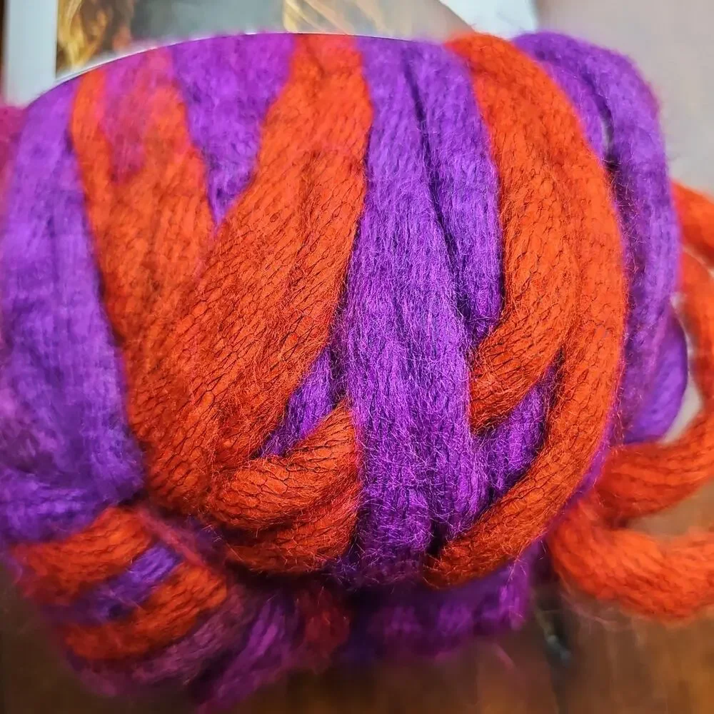 3 SKEINS LION‎ BRAND YARN TOTALLY TUBULAR